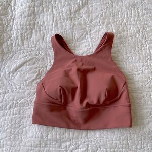 Lululemon dusty rose sports bra